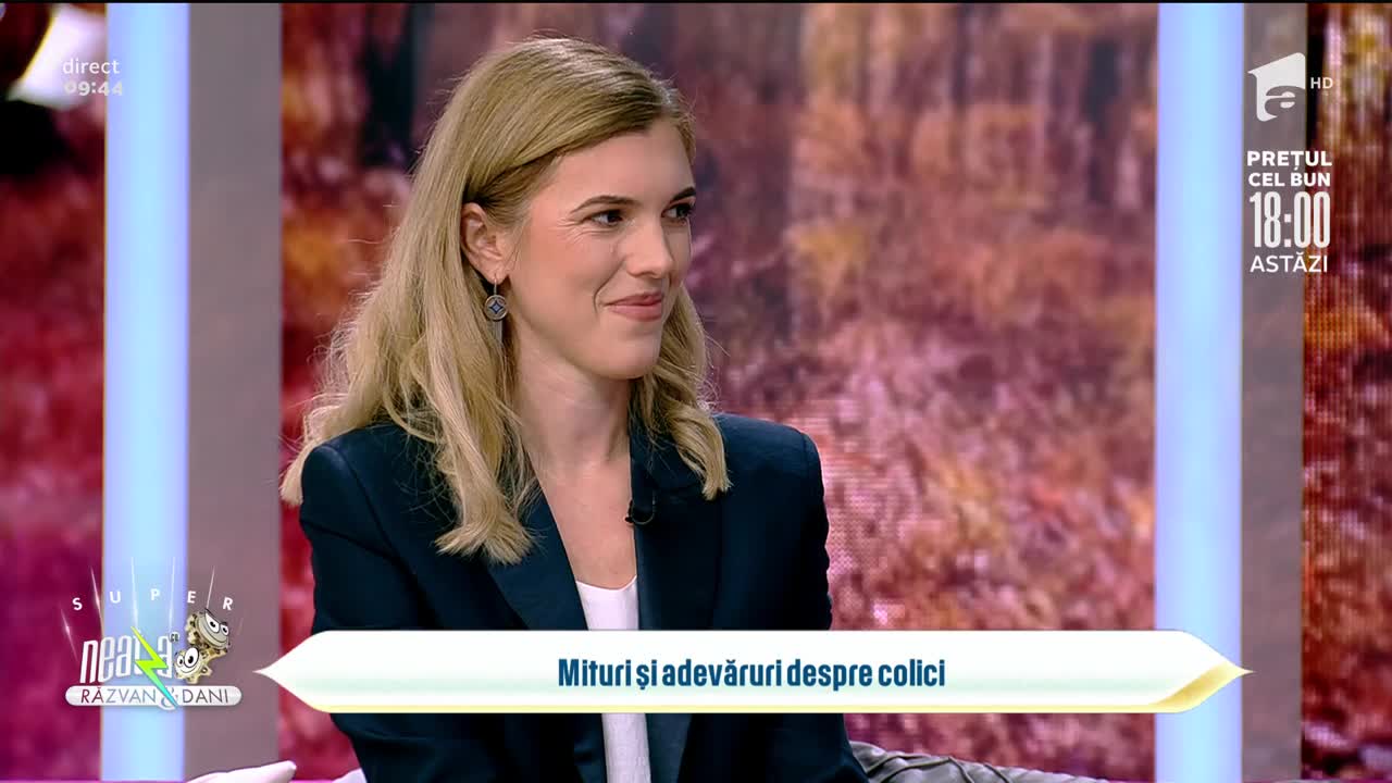 Super Neatza, 27 septembrie 2021. Medicul Ilinca Tranulis, sfaturi despre colici