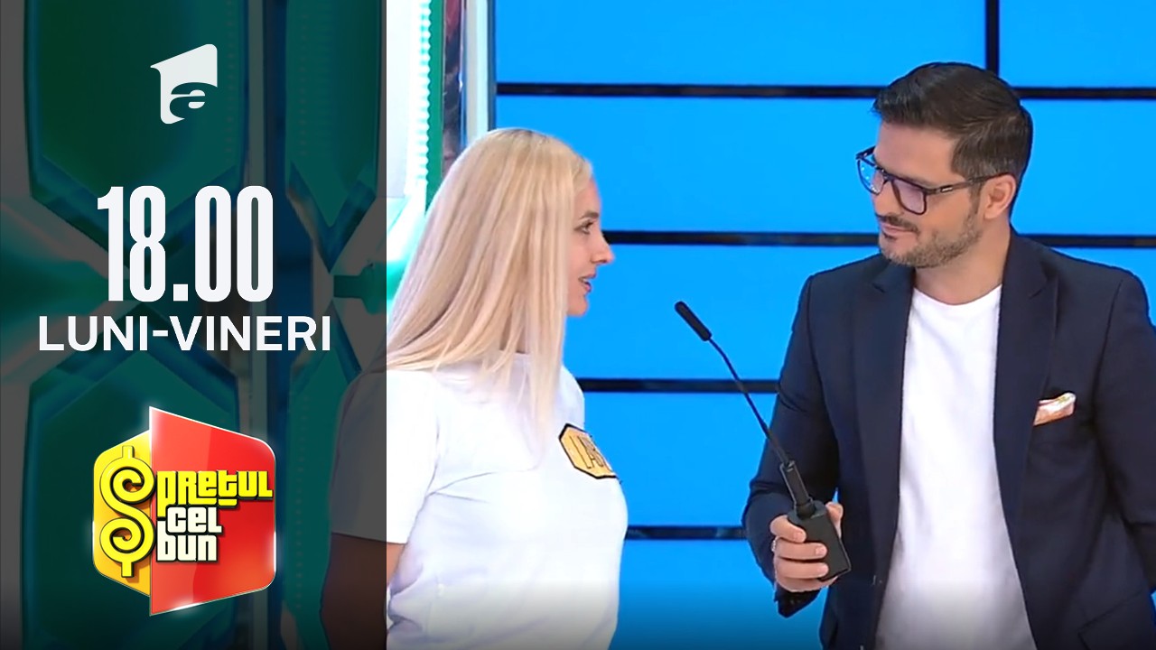 Preţul cel bun sezonul 1, 28 septembrie 2021. Liviu V&acirc;rciu a scăpat microfonul din m&acirc;nă c&acirc;nd a auzit ce meserie are o concurentă
