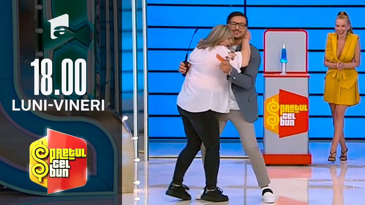 Preţul cel bun sezonul 1, 8 octombrie 2021. Liviu V&acirc;rciu, luat &icirc;n brațe de o concurentă. Reacția prezentatorului TV