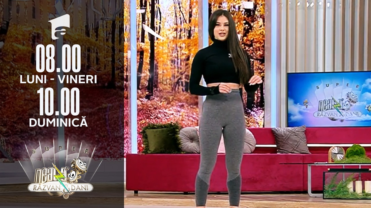 Super Neatza, 8 octombrie 2021. Super antrenament Tabata still HIIT cu Mara Zidarescu