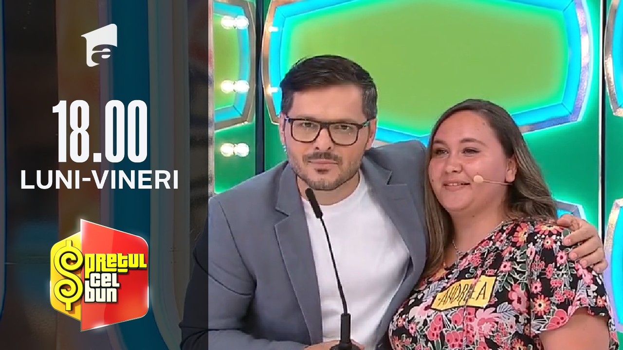 Preţul cel bun sezonul 1, 8 octombrie 2021. Andreea a c&acirc;știgat o bucătărie complet mobilată, &icirc;n marea finală!