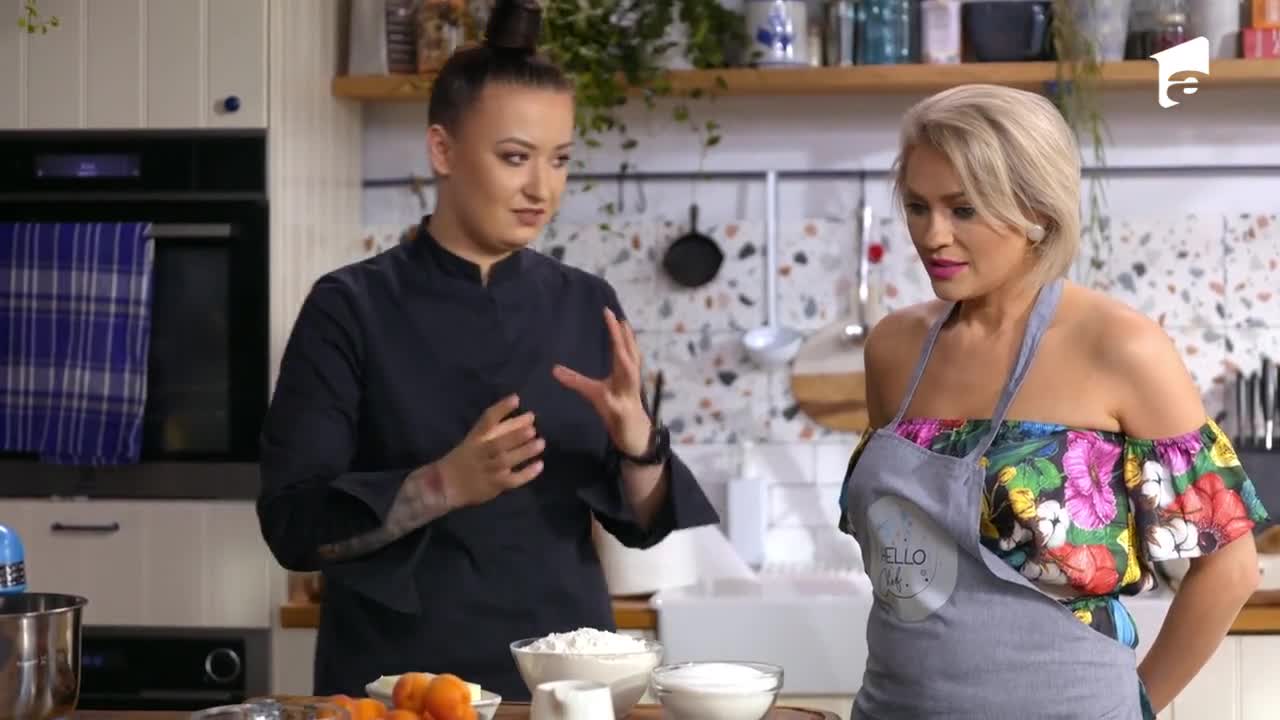 Hello Chef sezonul 2, 17 octombrie 2021. Roxana Blenche și Mirela Vaida au preparat tartă cu cremă de fistic