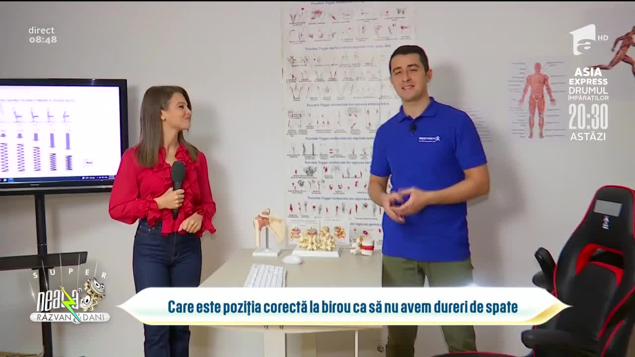 Super Neatza, 19 octombrie 2021. Care poziția poziția corectă la birou ca să nu avem dureri de spate