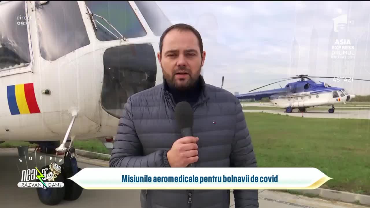 Super Neatza, 19 octombrie 2021. Misiunile aeromedicale pentru bolnavii de COVID