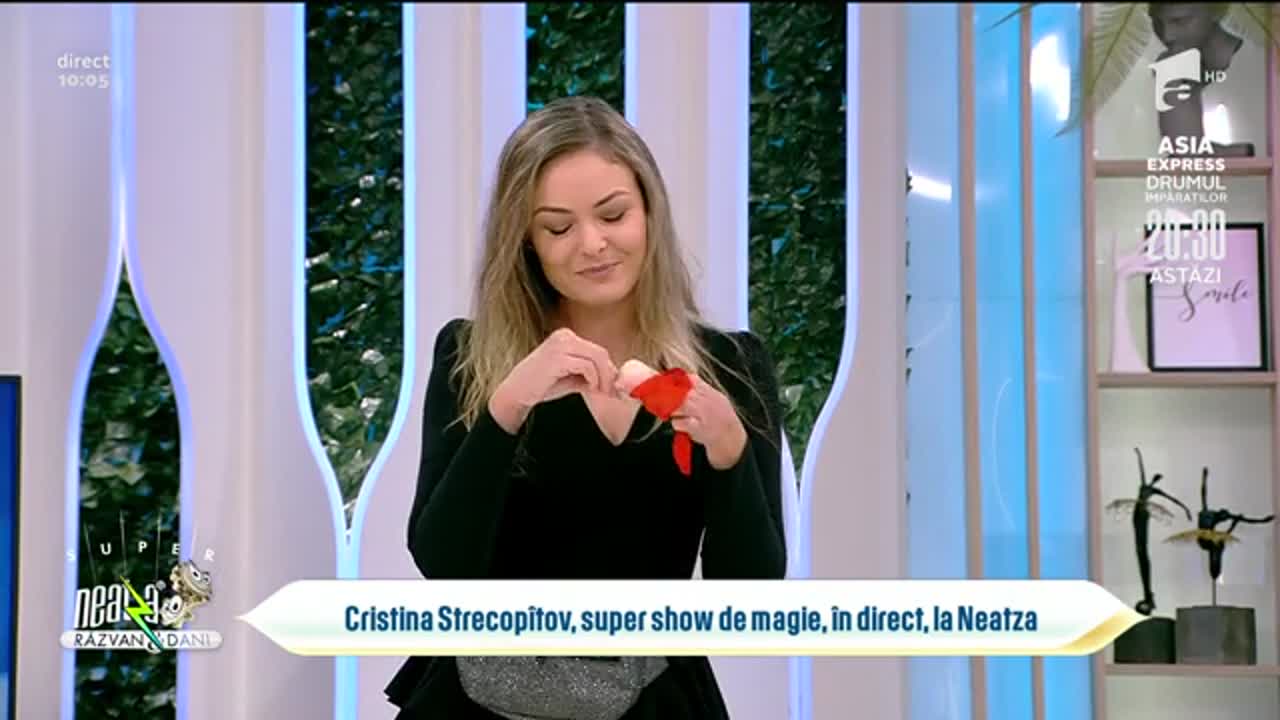 Super Neatza, 20 octombrie 2021. Cristina Strecopîtov, super show de magie