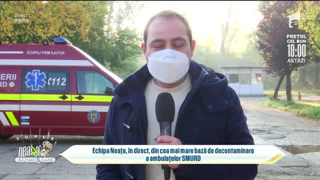 Super Neatza, 20 octombrie 2021. Cum arată o unitate de decontaminare a ambulanțelor SMURD