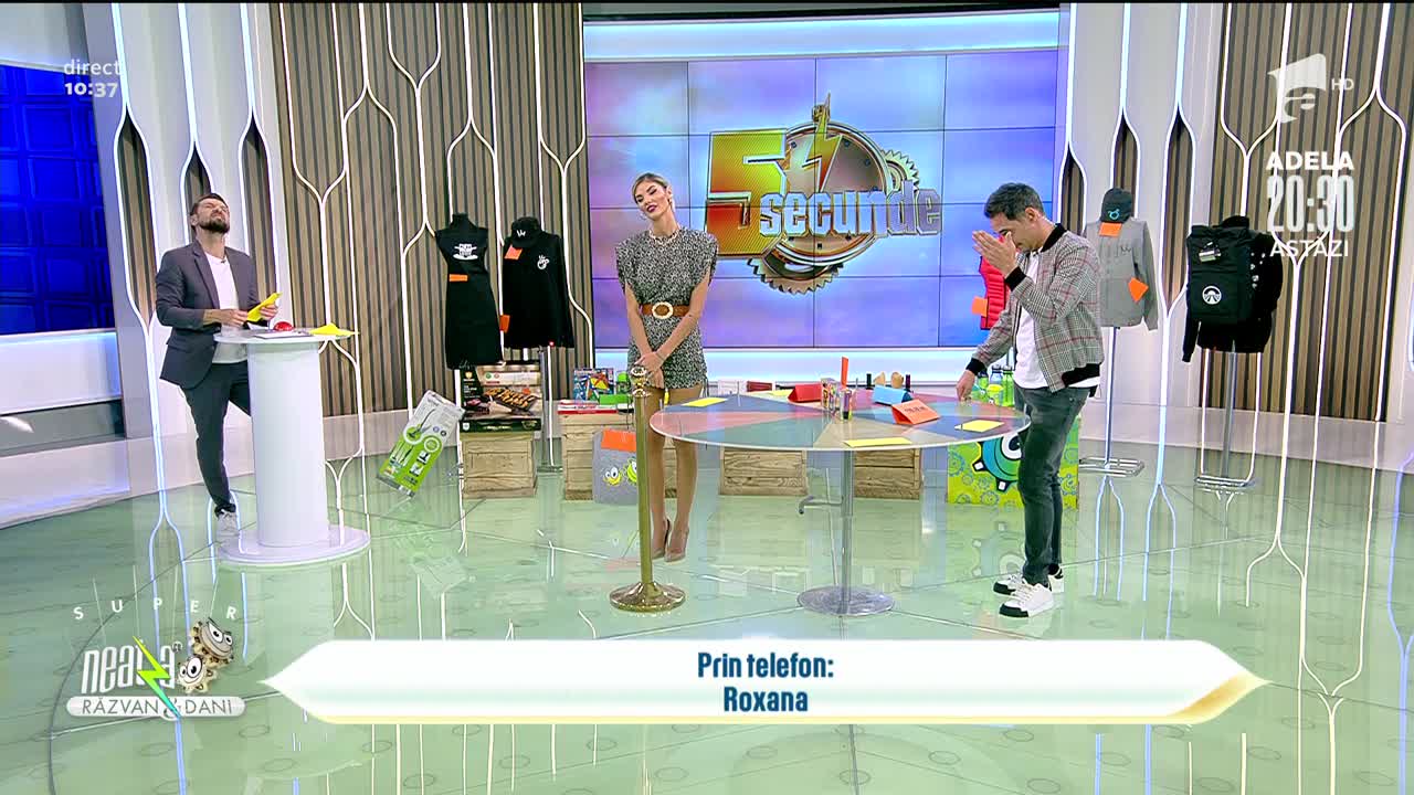 Super Neatza, 21 octombrie 2021. Roxana a avut ghinion jocul "Prețul cel bun" și a pierdut setul de carioci