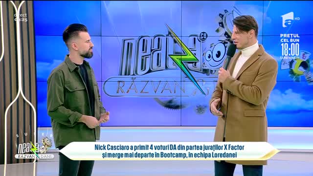 Super Neatza, 21 octombrie 2021. Nick Casciaro, italianul care a făcut spectacol pe scena X Factor: Sunt pentru a doua oară în România!