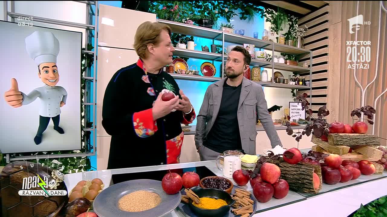 Super Neatza, 22 octombrie 2021. Mere în pijama, rețeta lui Vlăduț
