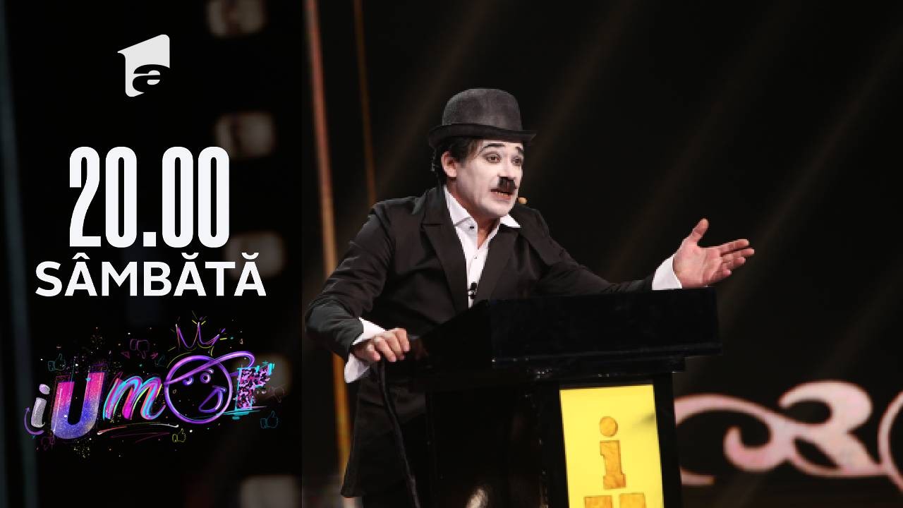 iUmor Sezonul 11, 23 octombrie 2021. Charlie Chaplin, un număr de roast despre mai multe vedete din România