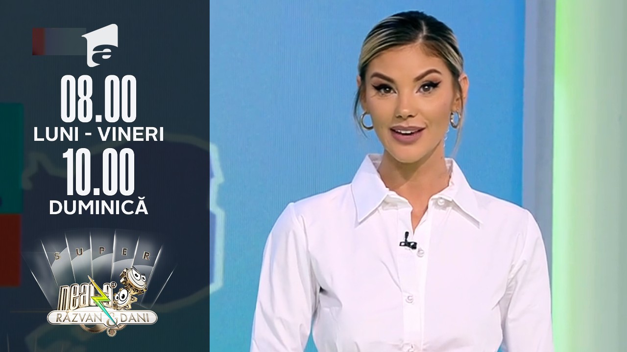 Super Neatza, 26 octombrie 2021. Prognoza Meteo cu Ramona Olaru:  Vremea se răcește brusc. Maximele abia ajung la 16 grade