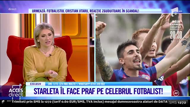 Acces Direct, 26 octombrie 2021. Focoasa starletă Mona Stoian şi fotbalistul Cristian Jitaru şi-au declarat război, după 10 luni de iubire!