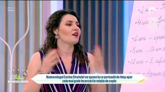 Super Neatza, 27 octombrie 2021. Cele mai grele teste în relație. Sfaturi de la numerologul Corina Stratulat