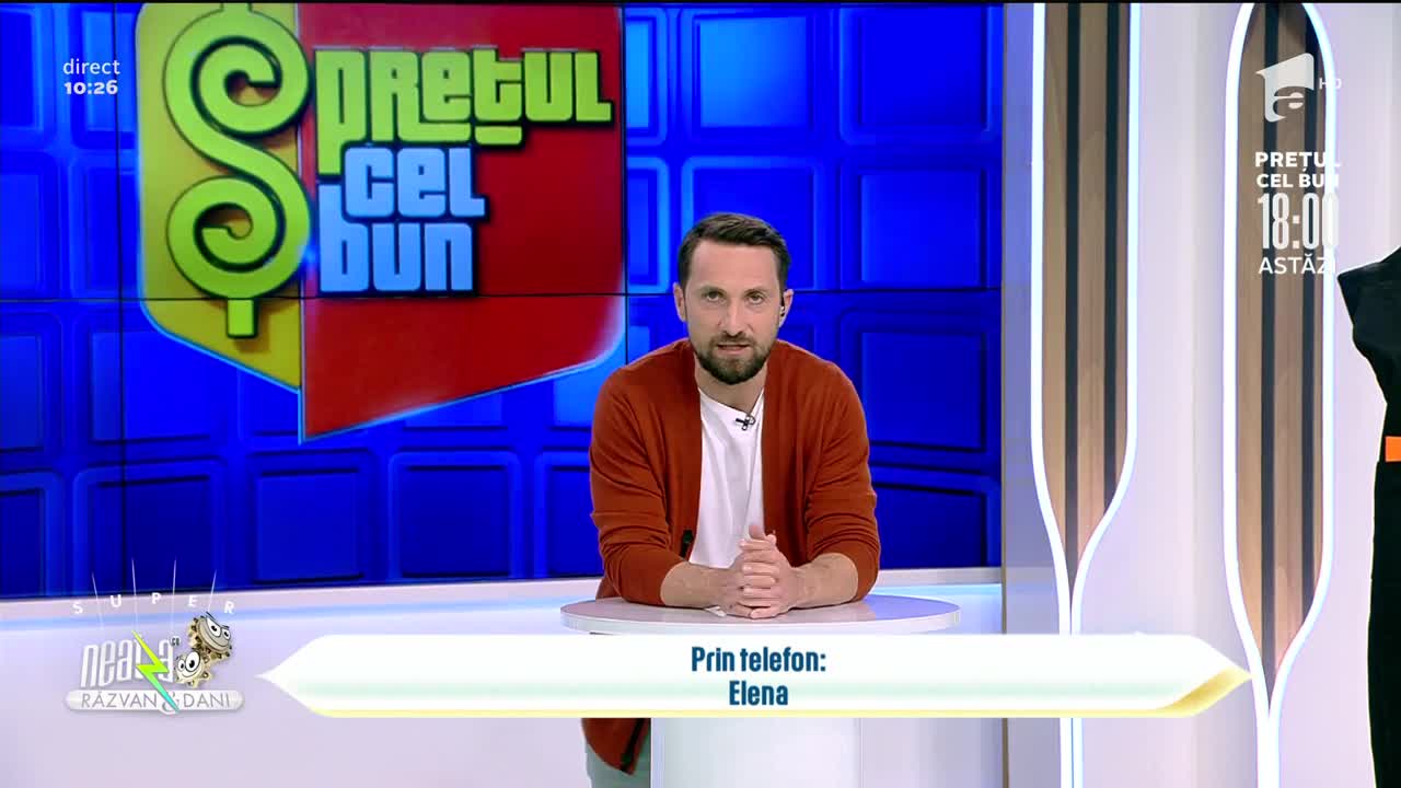 Super Neatza, 27 octombrie 2021. Elena a avut noroc la jocul "Prețul cel bun"
