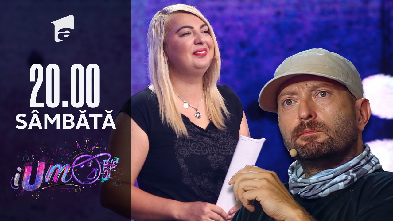 iUmor Sezonul 11, 30 octombrie 2021. Oana Moșneanu prezintă cele mai tari caricaturi! Mihai Bendeac se amuză copios