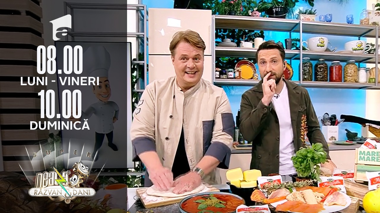 Super Neatza, 4 noiembrie 2021. Rețeta lui Vlăduț - Pizza cu trei feluri de pește