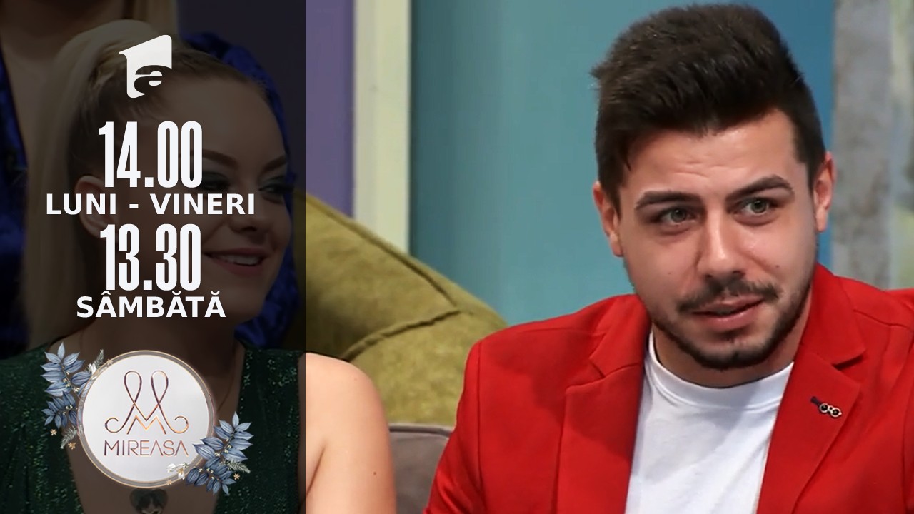 Gala Mireasa Sezonul 4, 6 noiembrie 2021. Top Băieți! Alexandru este Băiatul Săptăm&acirc;nii