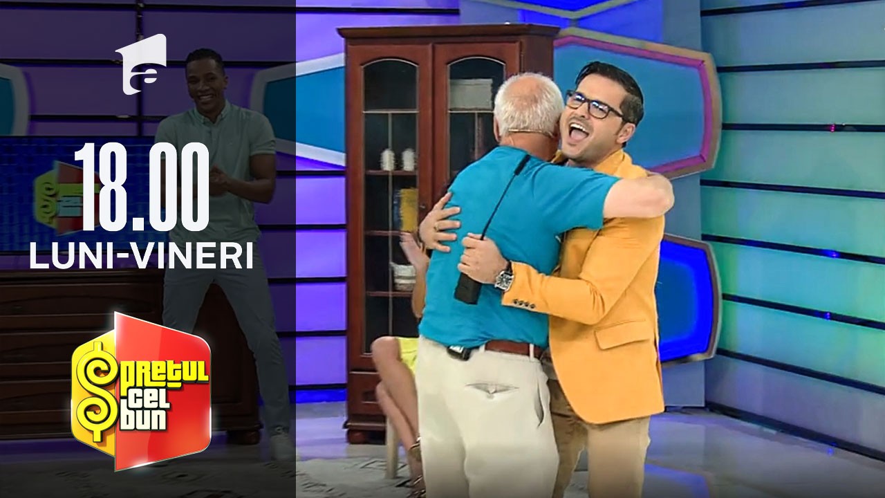 Preţul cel bun sezonul 1, 8 noiembrie 2021. Costache a c&acirc;știgat un living complet mobilat &icirc;n valoare de 13879 de lei