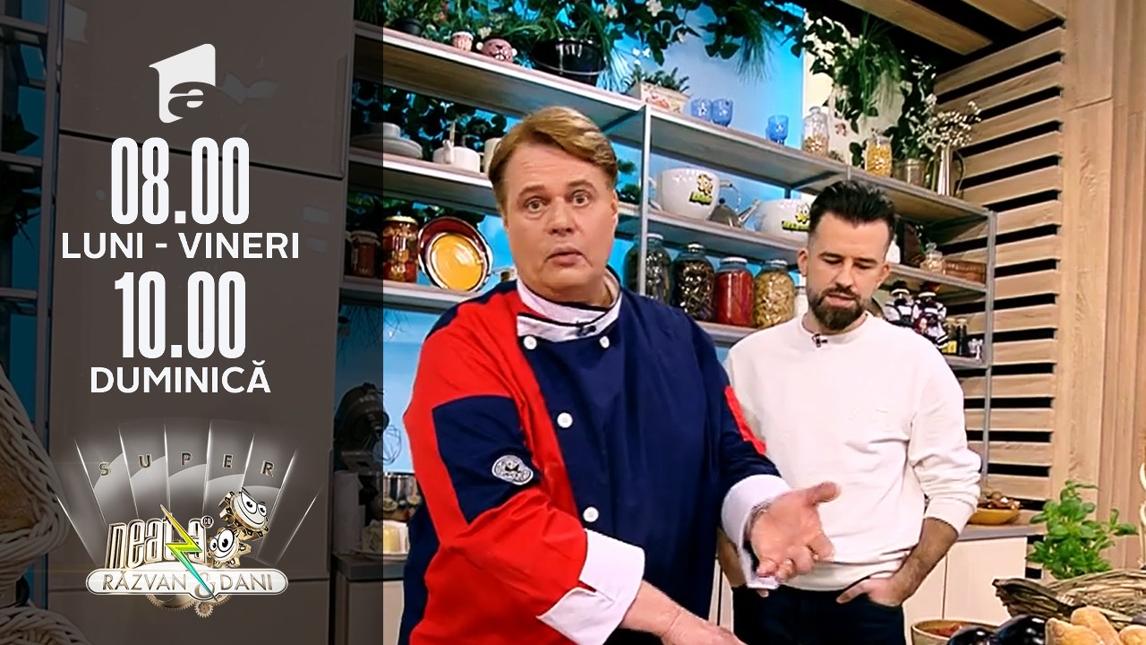 Super Neatza, 11 noiembrie 2021, rețeta lui Vladuț: pizza cu ciuperci și pizette cu vinete