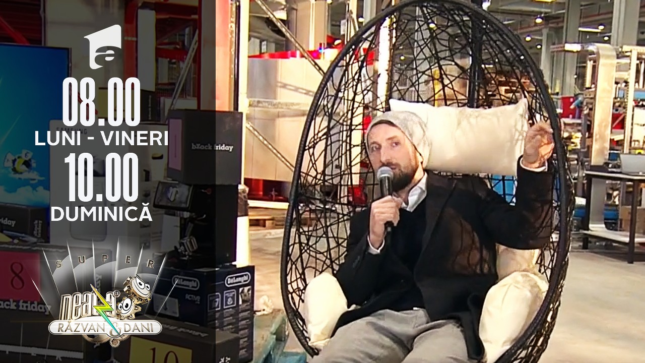 Super Neatza, 12 noiembrie 2021. Nicoleta a c&acirc;știgat un balansoar la concursul de Black Friday