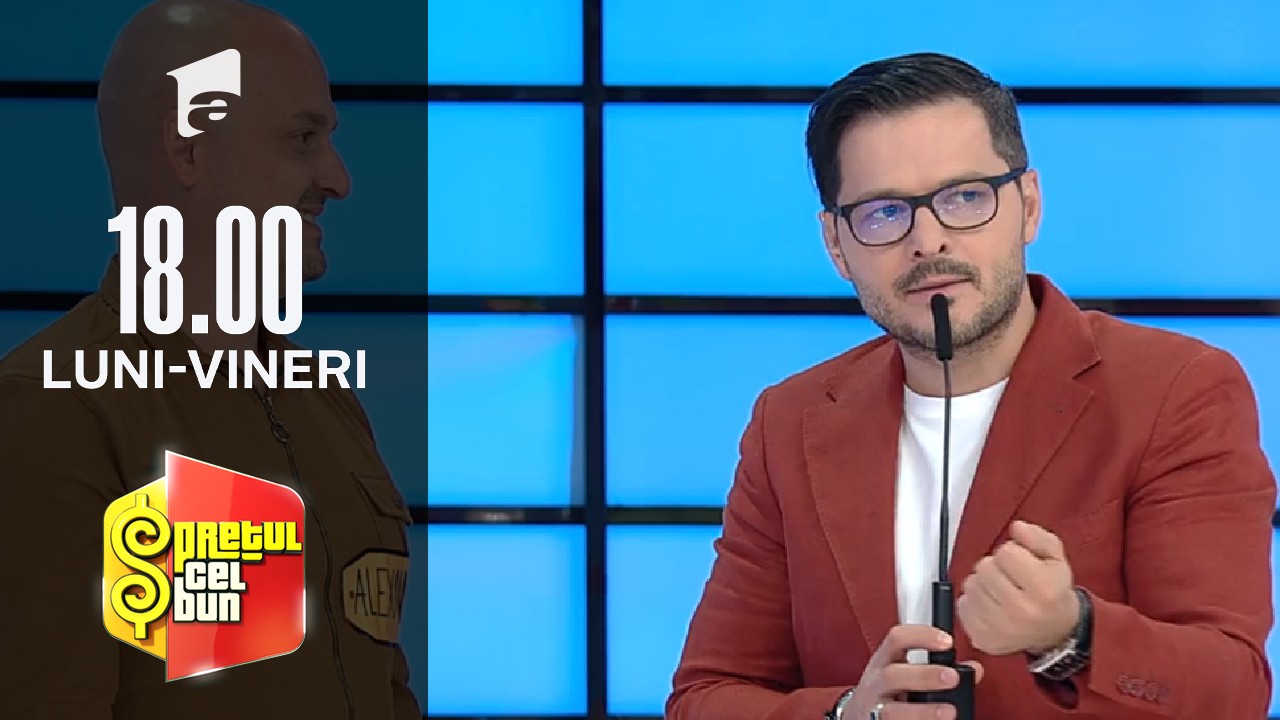 Preţul cel bun sezonul 1, 11 noiembrie 2021. Alexandru c&acirc;știgă un pătuț pliant, o mașină de făcut p&acirc;ine, o bicicletă fitness și o combină frigorifică