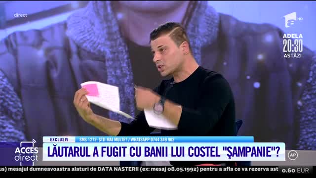 Acces Direct, 18 noiembrie 2021. Costel Şampanie, păcălit de un lăutar!