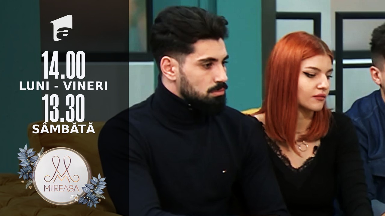 Mireasa Sezonul 4, 18 noiembrie 2021. Alex și Ana se simt cei mai &icirc;ncercați de soartă și de competiție