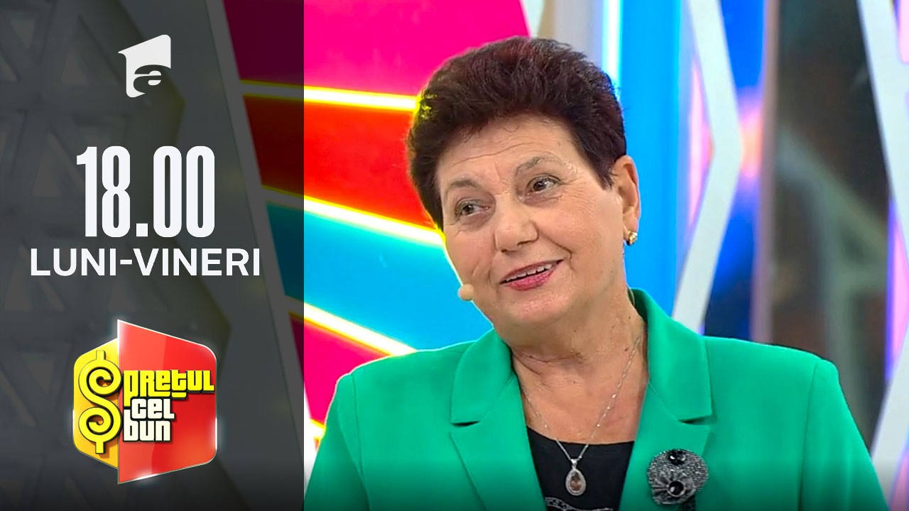Preţul cel bun sezonul 1, 24 noiembrie 2021. Maria a c&acirc;știgat 3500 de lei