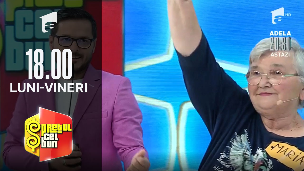 Preţul cel bun sezonul 1, 25 noiembrie 2021. Maria a c&acirc;știgat un super calculator