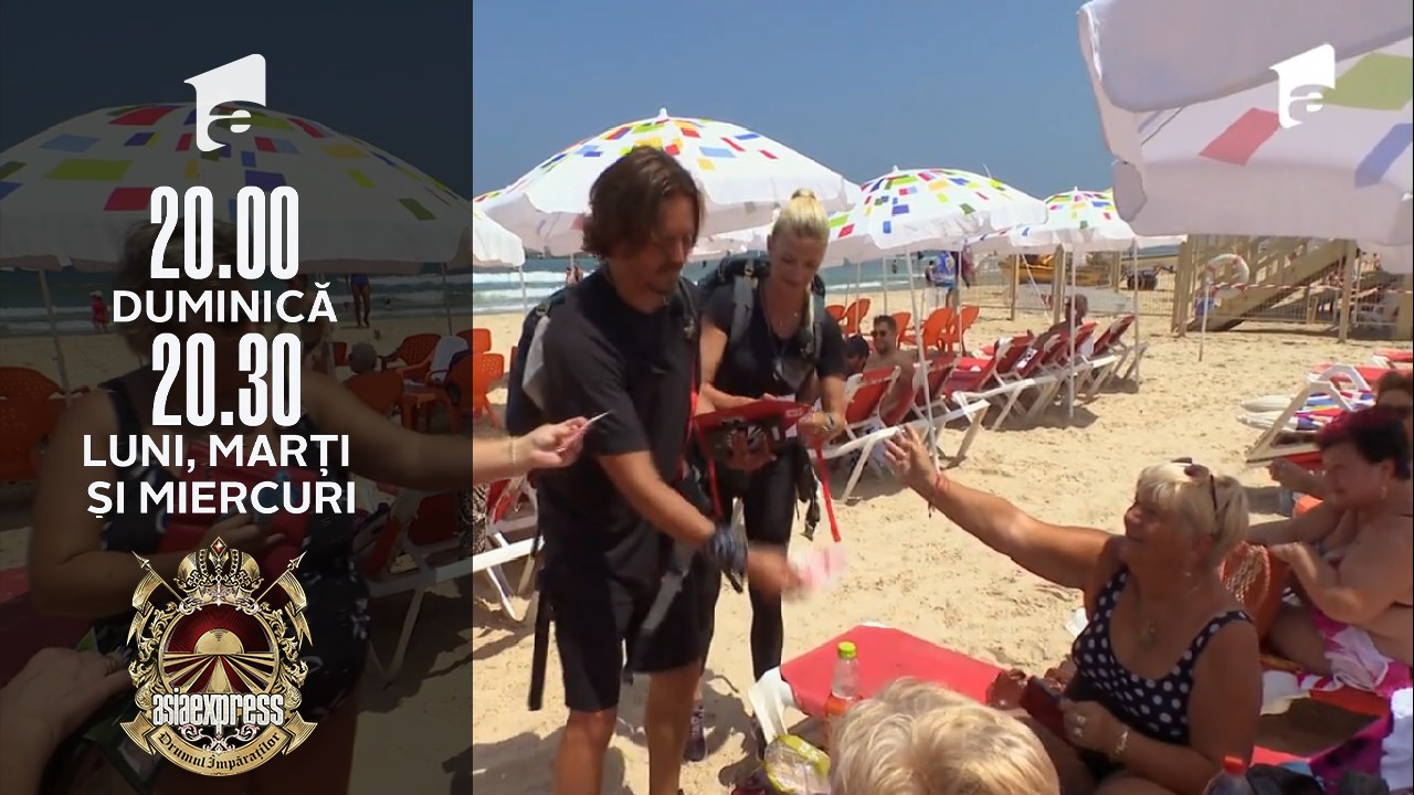 Asia Express sezonul 4, 28 noiembrie 2021. Mihai Petre întâlnește turiști români pe plajă