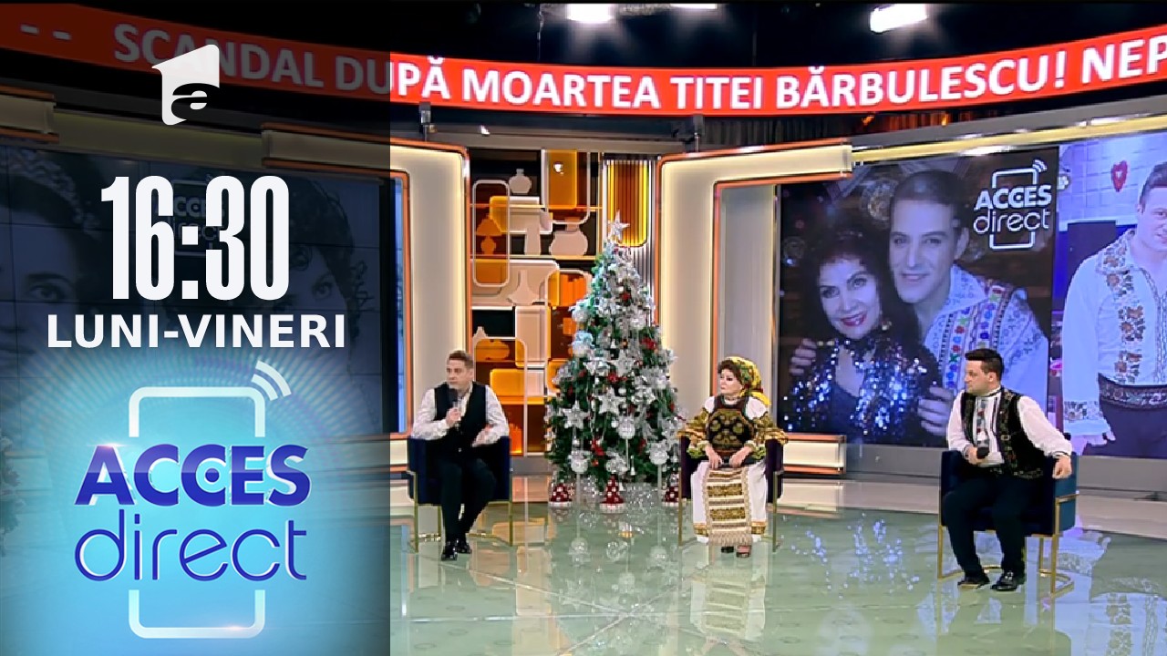 Acces Direct, 8 decembrie 2021. Detalii halucinante despre moartei Titei Bărbulescu, artista preferată de Nicolae Ceauşescu