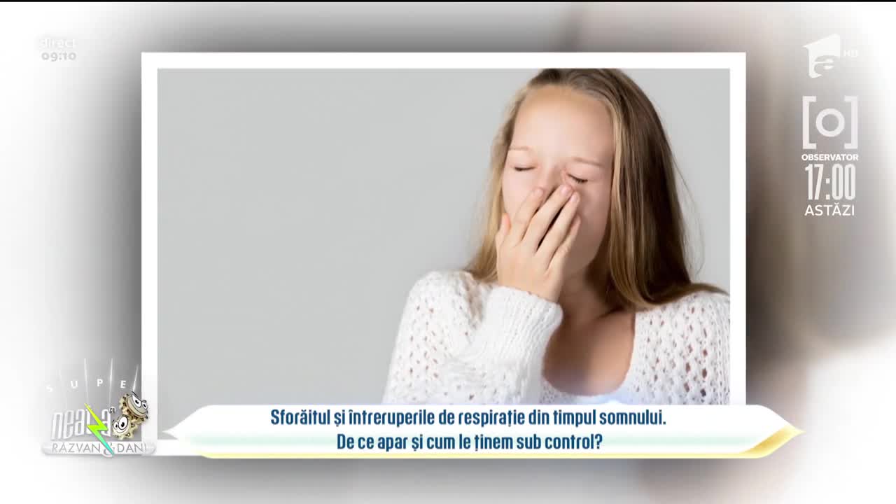 Buna dimineata, sanatate! Sforăitul și întreruperile de respirație din timpul somnului
