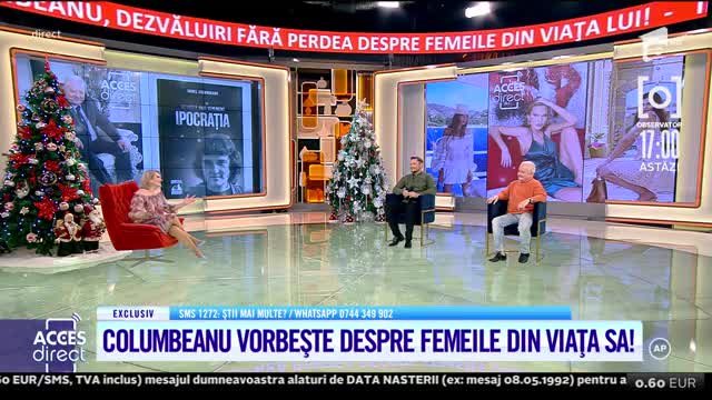Acces Direct, 9 decembrie 2021. Irinel Columbeanu vorbeşte fără perdea despre femeile din viaţa lui