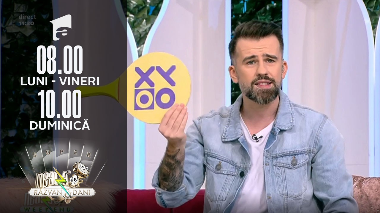 Neatza de Weekend, 12 decembrie 2021. Ramona Olaru și Florin Ristei, super provocare! Fă-ți abonament YOXO!