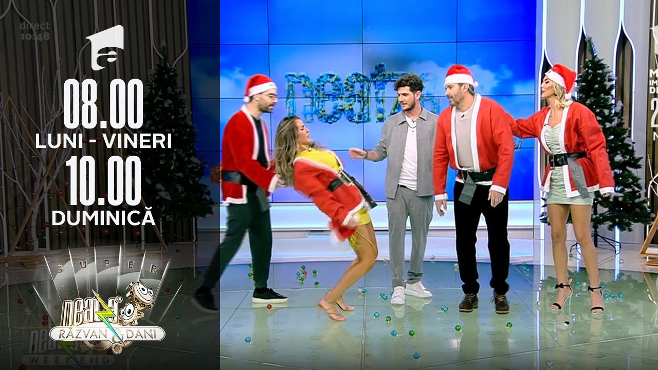 Neatza de Weekend, 12 decembrie 2021. Jocul cu globuri de Crăciun