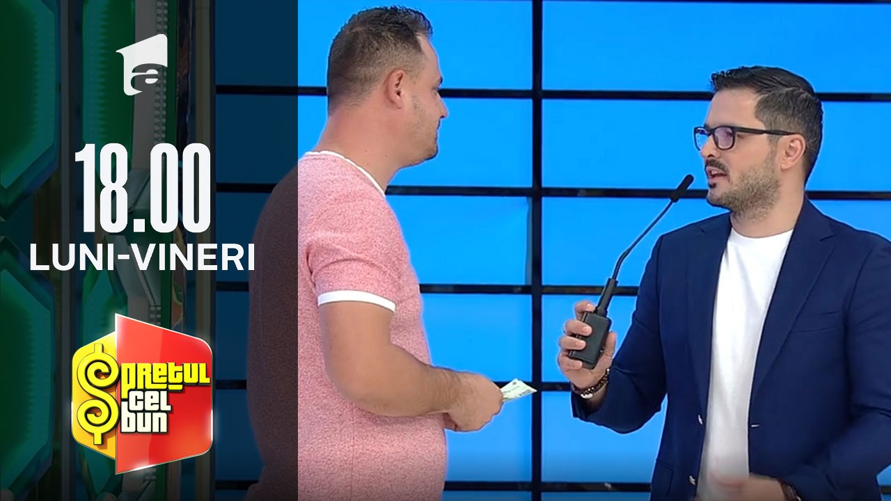 Preţul cel bun sezonul 1, 20 decembrie 2021. Cătălin a c&acirc;știgat 1000 de lei