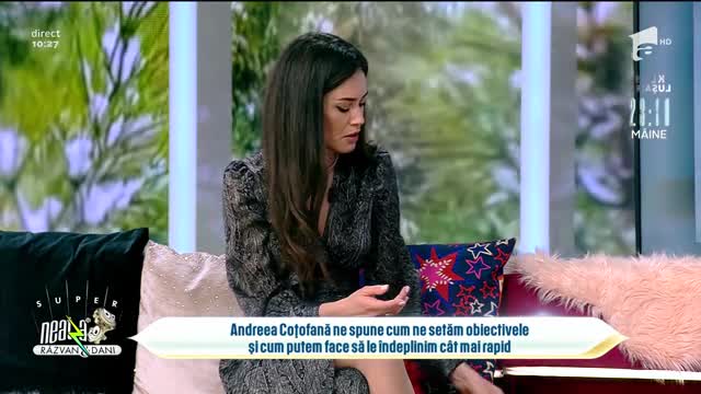 Super Neatza, 19 ianuarie 2022. Cum îți setezi un stil de viață sănătos. Sfaturi de la Andreea Coțofană