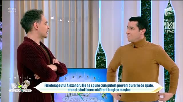 Super Neatza, 21 ianuarie 2022. Exerciții recomandate după o călătorie lungă cu mașina. Sfaturi de la fizioterapeutul Alexandru Ilie