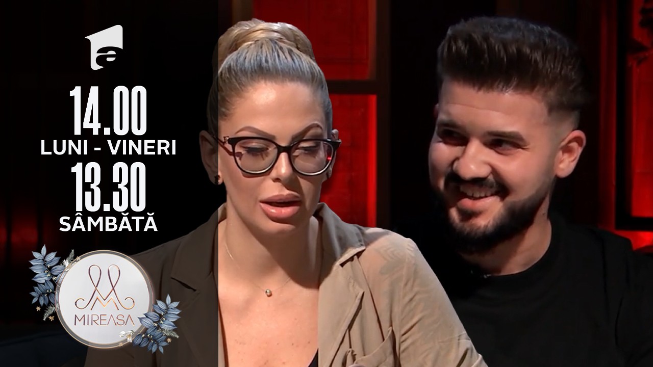 Mireasa Sezonul 5, 29 ianuarie 2022. Cum a decurs &icirc;nt&acirc;lnirea pe nevăzute dintre Cosmin și Nora