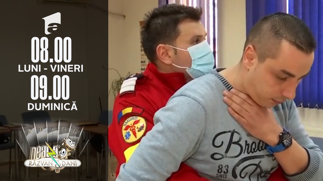 Super Neatza, 3 februarie 2022. Cum acorzi primul ajutor &icirc;n cazul sufocarii cu alimente. Metoda Heimlich
