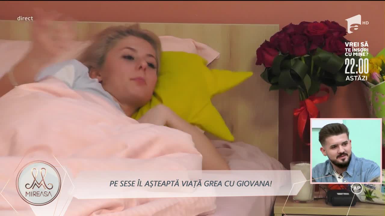 Mireasa Sezonul 5, 4 februarie 2022. Giovana, despre așteptările de la Sese: Eu nu mă joc!