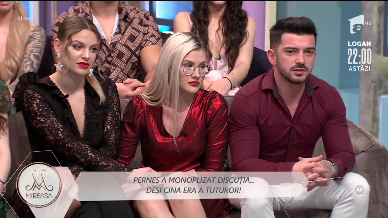 Gala Mireasa sezonul 5, 5 februarie 2022. Perneș nu e mulțumit de reacțiile Sabrinei: Stau &icirc;n tensiune!