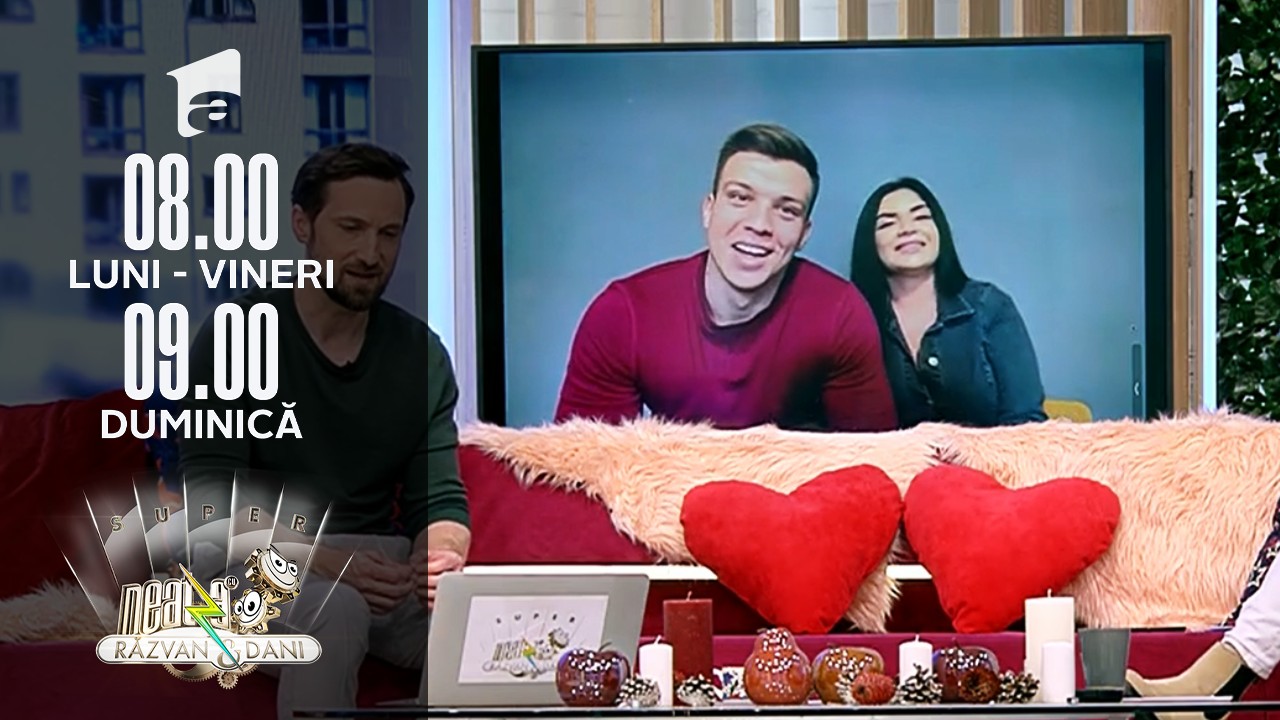 Super Neatza, 7 februarie 2022. Campania &Icirc;ndrăgostește-te la Super Neatza! Cosmin și Andra Iuhos au dat testul iubirii
