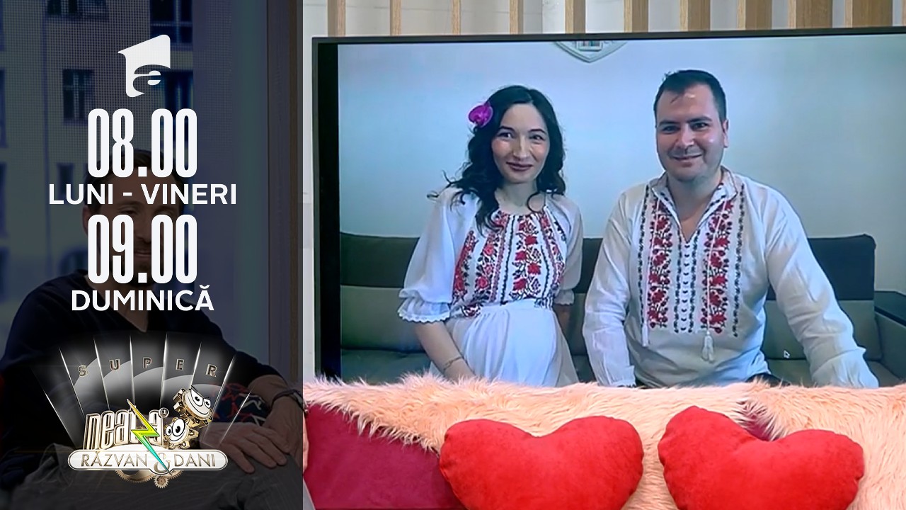 Super Neatza, 8 februarie 2022. Campania &Icirc;ndrăgostește-te la Super Neatza! Natalia și Andrei Neguț au dat testul iubirii