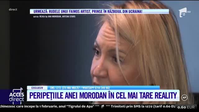 Acces Direct, 24 februarie 2022. Peripețiile Anei Morodan în cel mai tare reality show - REAlă by Ana Morodan