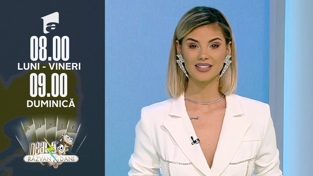 Super Neatza, 2 martie 2022. Meteo cu Ramona Olaru:  Nu scăpăm de ninsori. Temperaturi cu minime de -6 grade Celsius