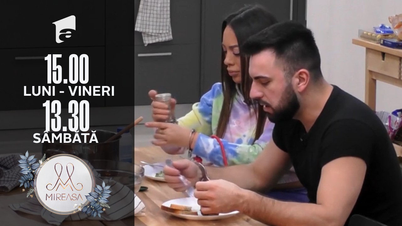 Mireasa Sezonul 5, 11 martie 2022. Flirt &icirc;ntre Valentin și Larisa la task-ul cătușelor