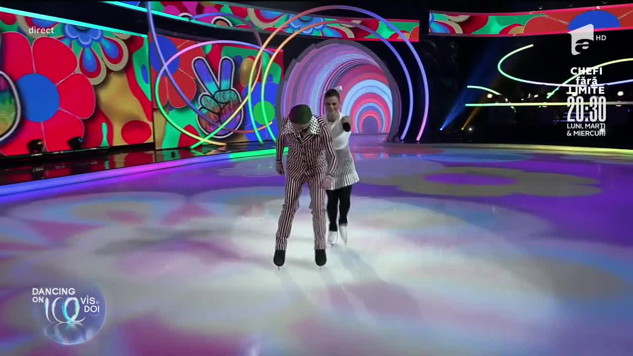 Dancing on Ice – Vis în doi, 12 martie 2022.  Cosmin Natanticu și Maria Andreea Coroamă, moment unic pe gheață!