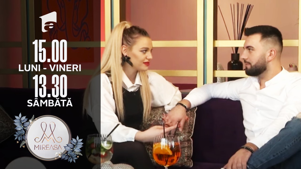 Mireasa Sezonul 5, 16 martie 2022. Alina și Valentin au c&acirc;știgat un date
