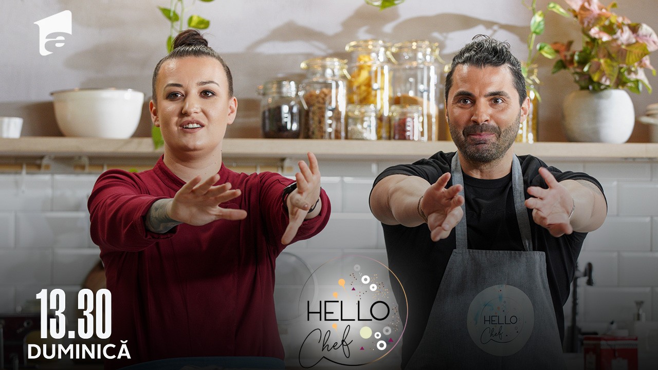 Hello Chef sezonul 3, 27 martie 2022. Roxana Blenche şi Pepe au gătit Savarină